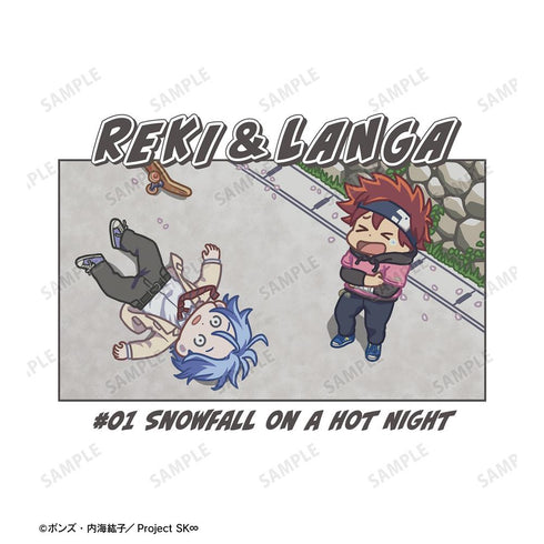 『SK∞ エスケーエイト』暦&ランガ ゆるコマ Tシャツメンズ【202509再販】